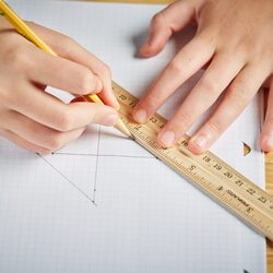 Fiskars Wood Ruler - 12" Straight Edge Ruler for Kids - Back to School Supplies for Students